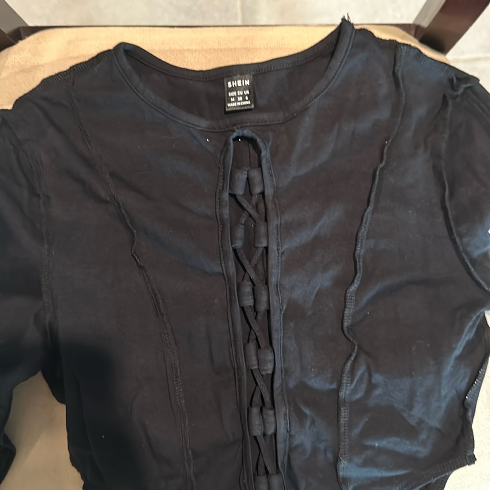 Black, long sleeve body suit from Shein size medium